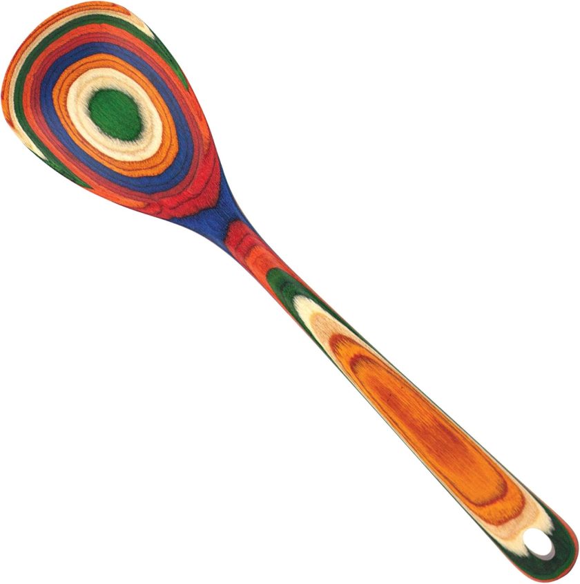 Collection 12-1/2" Wooden Cooking Spoon, Safe for Nonstick