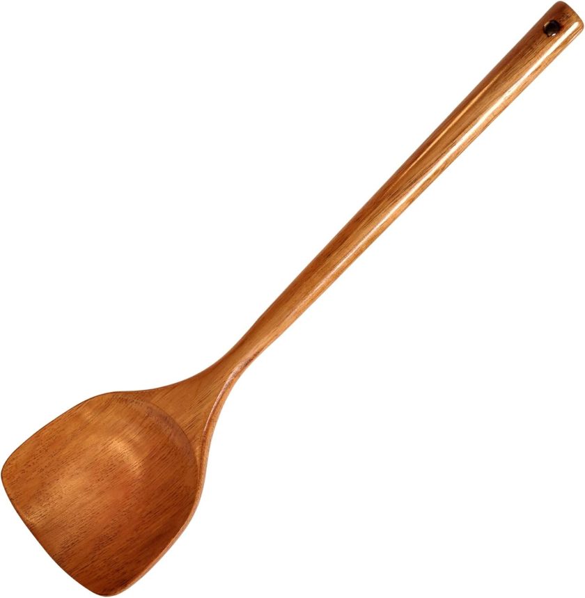 Wooden Spatula with Long Handle for Cooking Kitchen Cookware