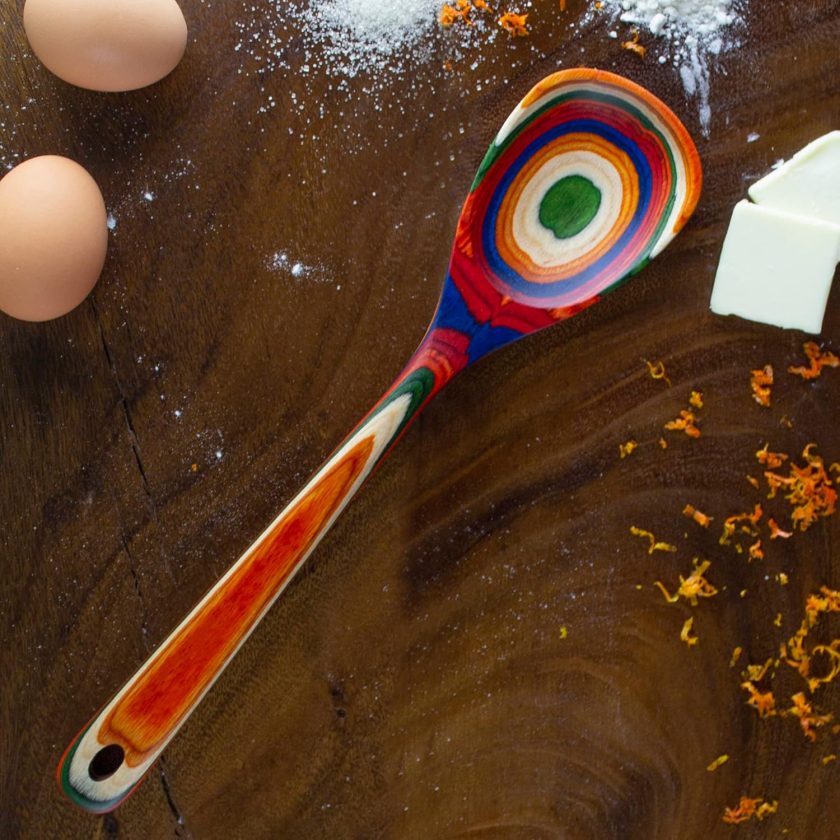 Collection 12-1/2" Wooden Cooking Spoon, Safe for Nonstick - Image 2